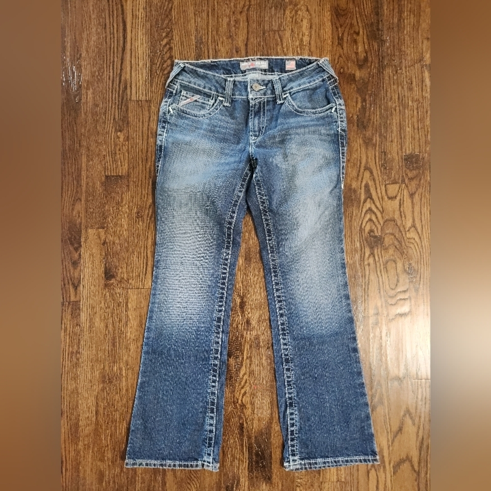 Ariat FR Cat 2 Women’s Mid Rise Boot Jeans size 28S